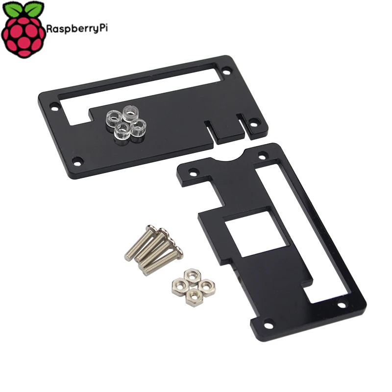 Raspberry Pi Zero W беспроводной акриловый чехол с радиатором прозрачный черный синий