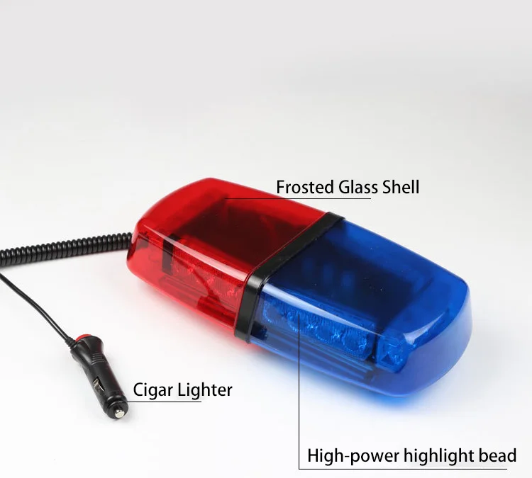 Красные и синие Фонари светодиодный фонарь супер яркие сильные магнитные фонари красные и синие предупреждающие огни