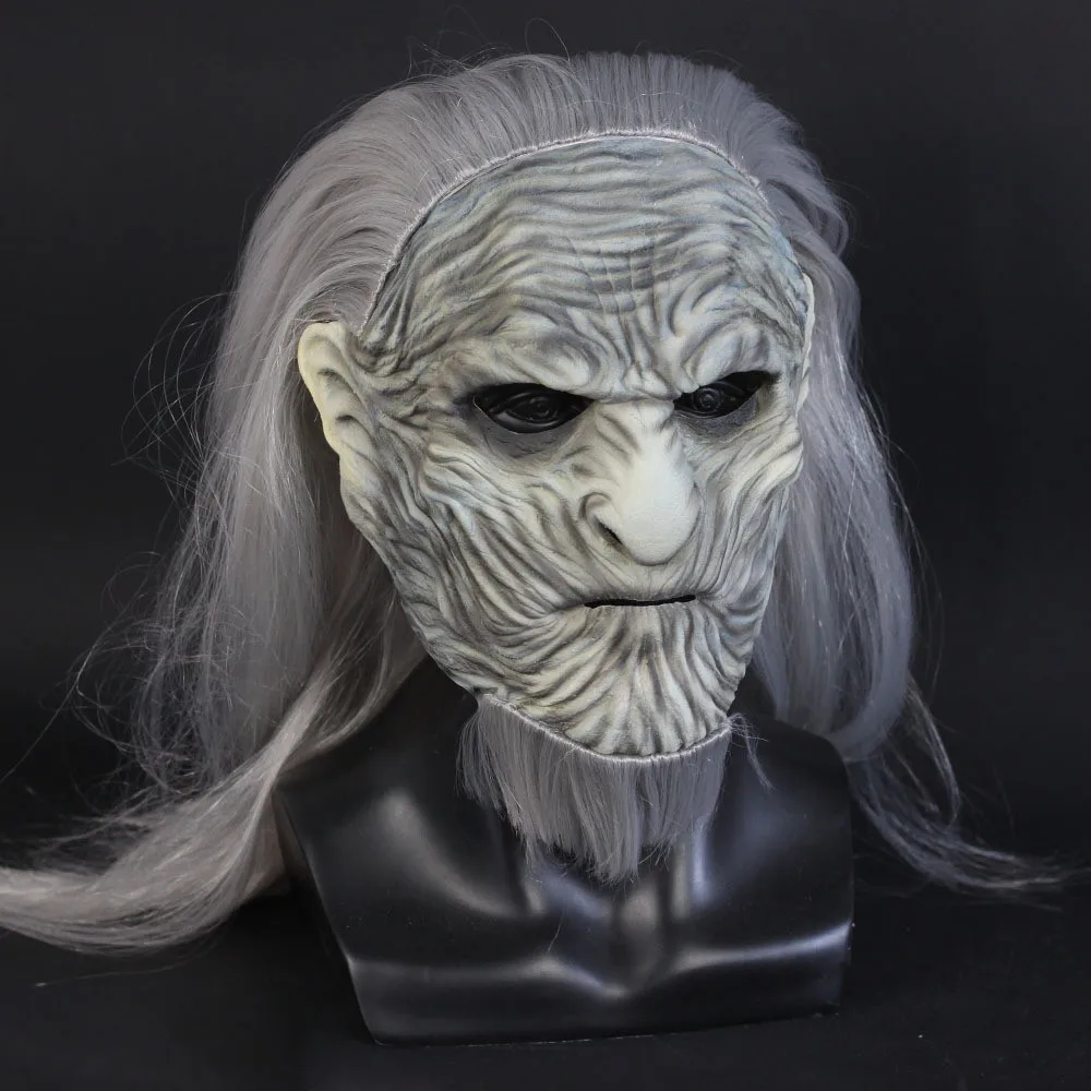 Game of Thrones 8 The White Walkers Mask Cosplay Night King Zombie ...