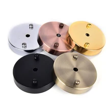 1 шт., винтажный подвесной светильник, лампа, основание в форме диска 100 мм, высокое качество, потолочный навес, настенный светильник, светодиодный светильник