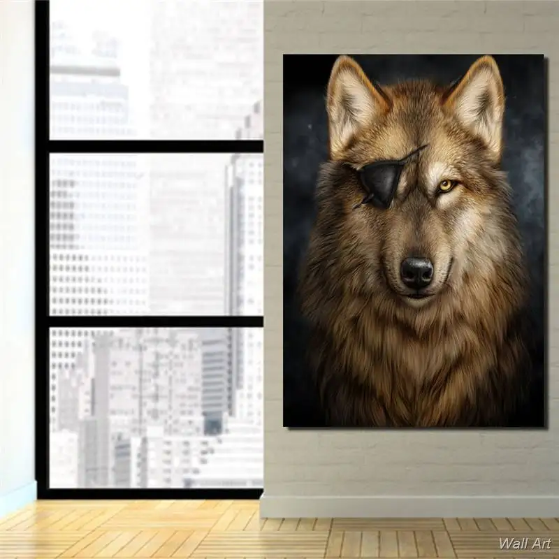 Hd Printed 1 Piece Canvas Art Brown Hound Painting Hunting Dog Wall