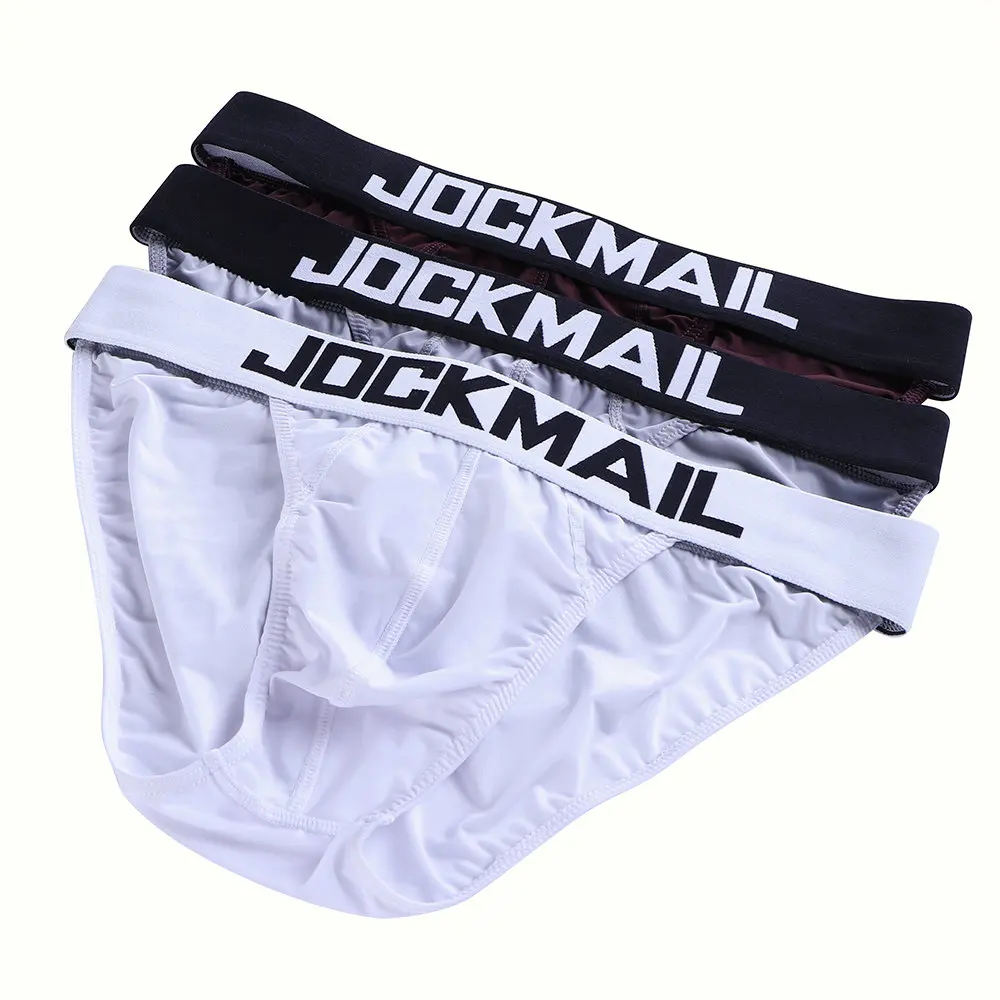 Мужские трусы боксеры JOCKMAIL дышащие нейлоновые из ледяного шелка нижнее белье для