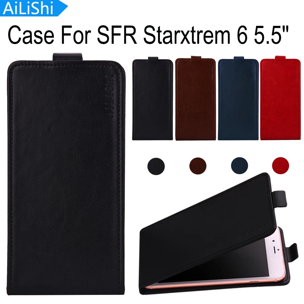

AiLiShi Factory Direct! Case For SFR Starxtrem 6 5.5" Luxury Flip Leather Case Exclusive 100% Special Phone Cover Skin+Tracking