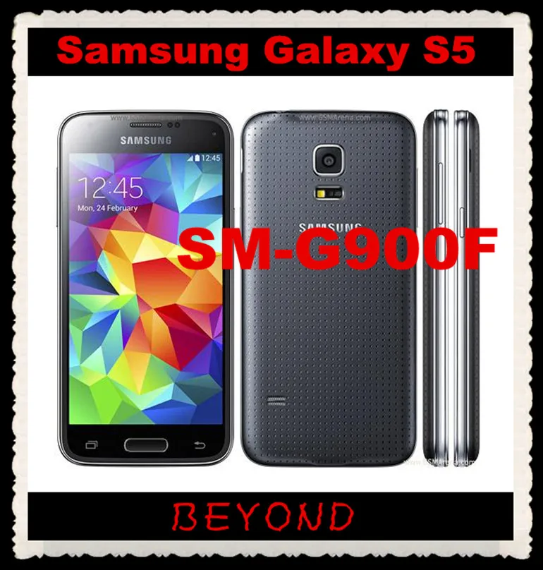 

Samsung Galaxy S5 Original Unlocked 3G&4G GSM Android Mobile Phone SM-G900F Quad-core 5.1" 16MP WIFI GPS 16GB Dropshipping