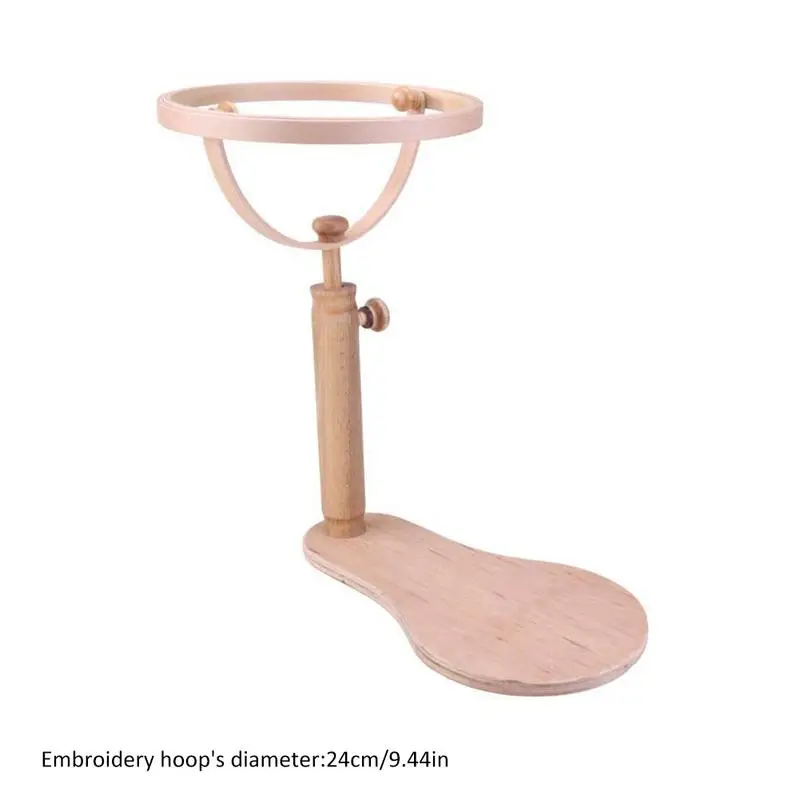 24cm Крестовая стежка, рама, обод кольцо, круглая машина для вышивки, дерево, для вышивки крестиком, ручная работа, сделай сам, домашнее ремесло, инструмент для шитья - Цвет: 24cm
