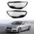 Auto di Sinistra e di Destra Anteriore Kit di Copertura Della Lente Fari Fit PER Audi C7 A6L 2013-2015 1 paia