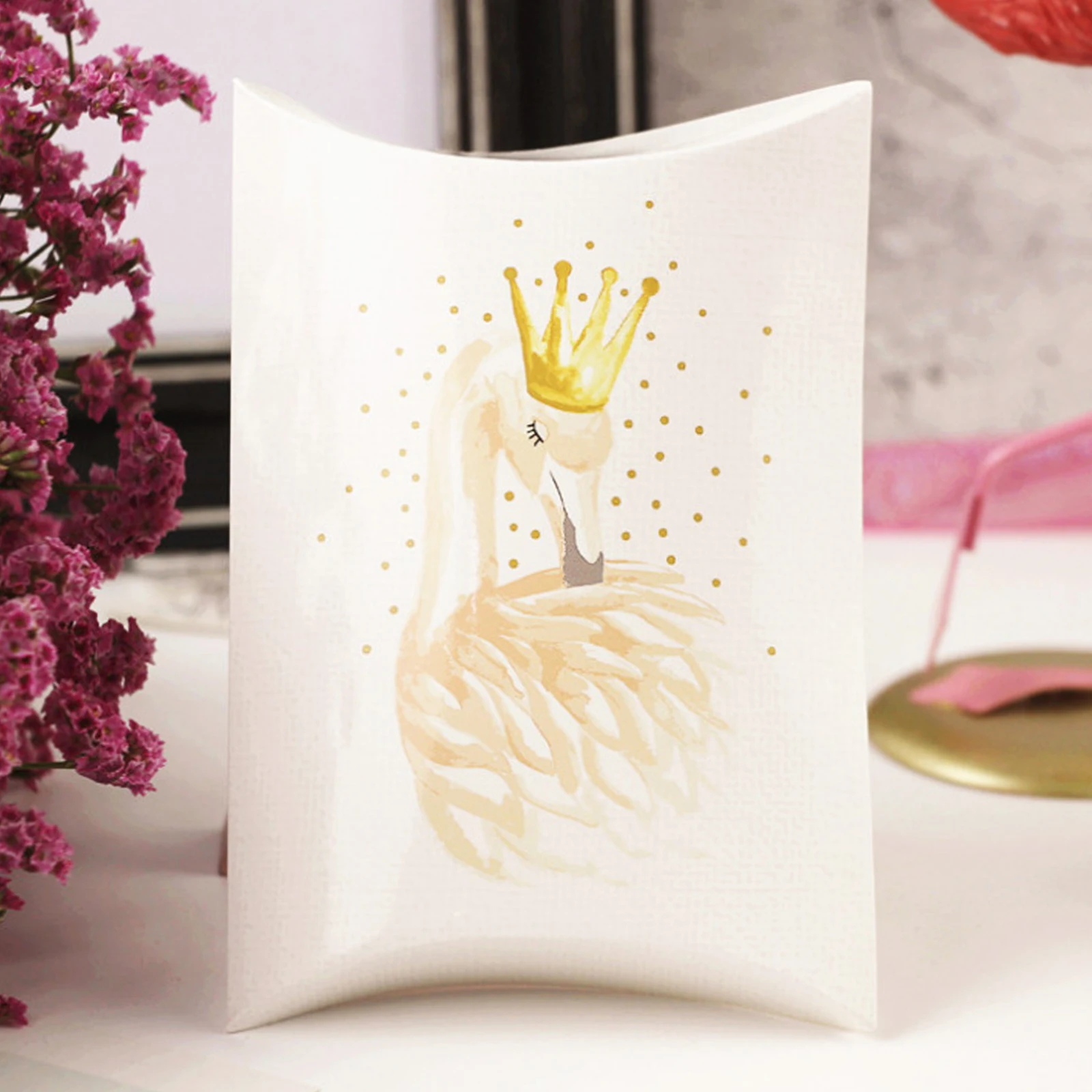 10 шт. 10x16,8 см Фламинго Подарочная коробка для хендмейда бумажные свадебные сувениры и Подарочная коробка детский подарок упаковочные