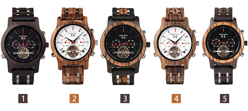 Mechanical Watches Men Top Brand Luxury Wooden Watch