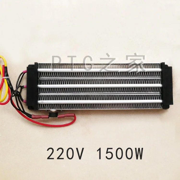 

(1 piece/lot) 220V 1500W 230x75x26mm PTC Ceramic Air Electric Heater Plate With Insulating Film Mini Heating Element Chips