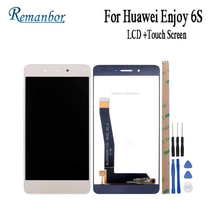 

Remanbor For Huawei Enjoy 6S LCD Display And Touch Screen 5.0 Inch Assembly Repair Parts For Huawei Enjoy 6S +Tools