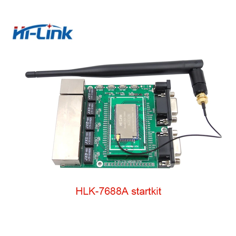 HLK-7688A AURT беспроводной wifi модуль MT7688AN чип поддерживает Ethernet/Linux/Openwrt/облачные сервисы приложения