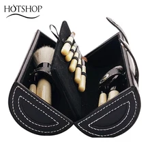 New Arrival 9pcs Makeup Brushes professional Cosmetics brush Set High Quality top Synthetic Hair With Cylinder brush set