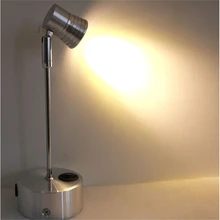 3 года гарантии 1 Вт/3 Вт подзарядка светодиодная точечная лампа, беспроводной дисплей точечная лампа, модель переключателя 360 градусов Поворотный свадебный свет