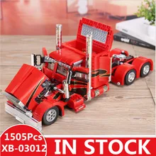 IN STOCK XingBao 03012 1505Pcs Genuine Technic MOC Series The Red Monster Set Children Educational