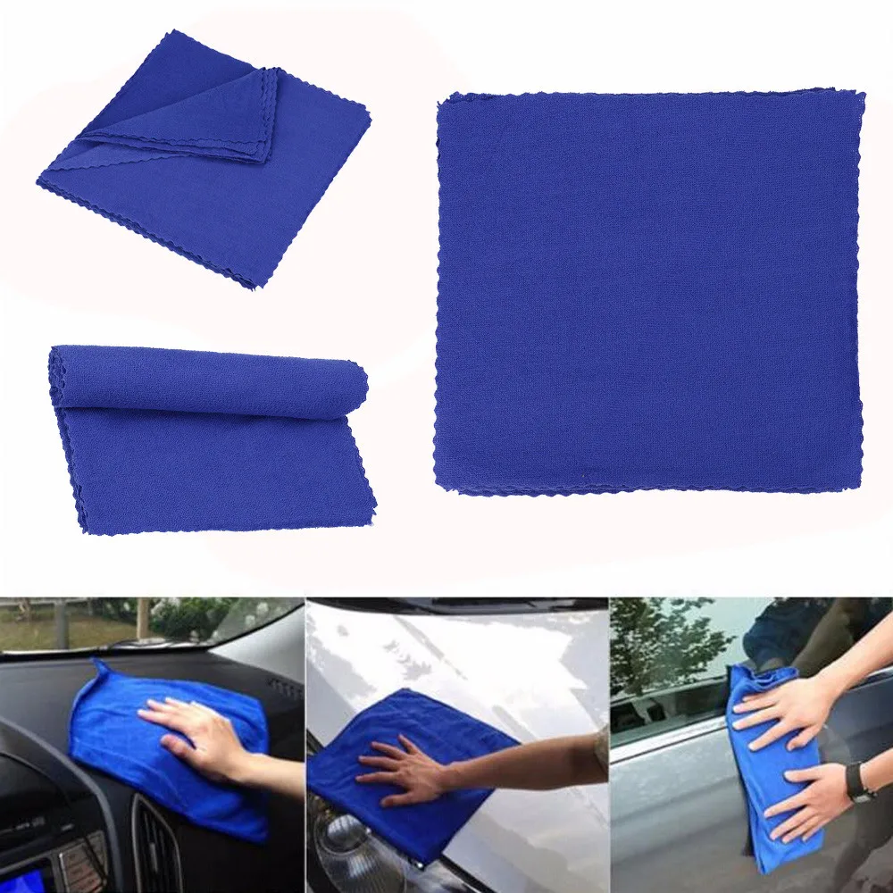 Инструмент для ухода за авто, 20 шт., голубое Впитывающее микроволокно, полотенце для автомобиля, дома, кухни, стирка, ткань, подарок, Прямая поставка