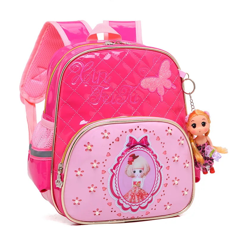 Mochila de dibujos animados niña 3 a 6 años, escolar de princesa rosa, mochilas escolares para bebé - AliExpress Maletas y bolsas