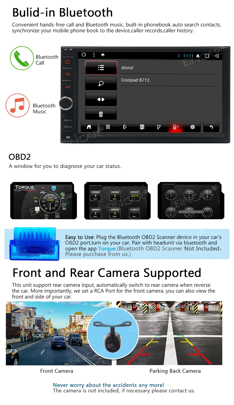 Discount Octa Core In Dash Head Unit GPS FM AM RDS Radio Support Bluetooth 1080P HD Video Wifi 7 Inch Pure Android 8.1 Oreo Car Stereo 5