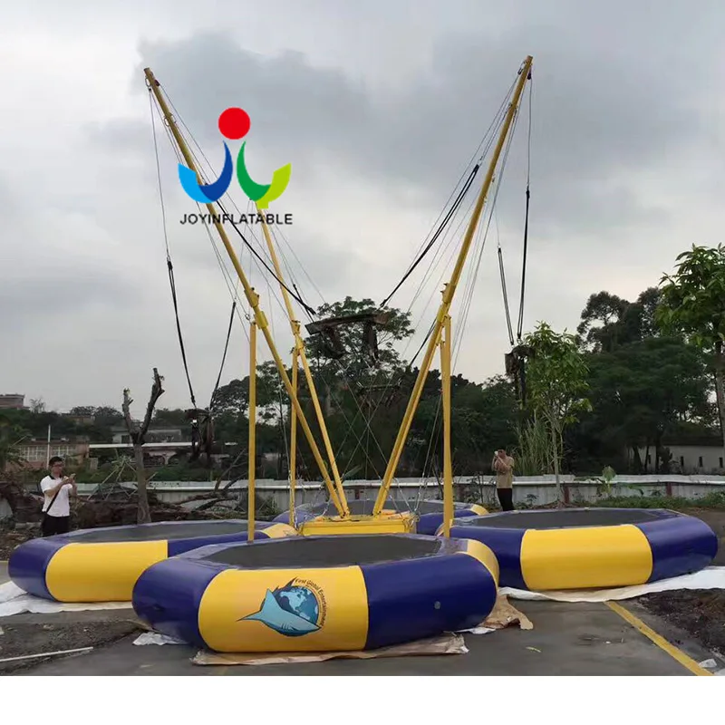 

Inflatable trampoline bouncing games,stimulating crazy bungee games with inflatable trampoline for sales