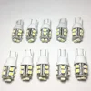 Светодиодный светильник для автомобиля, 10 шт., T10 W5W 168 194 1210 10 SMD светодиодный 3528 SMD цвет для автомобиля, светодиодный синий, белый, боковой клиновидный светильник, лампа постоянного тока 12 В ► Фото 1/6