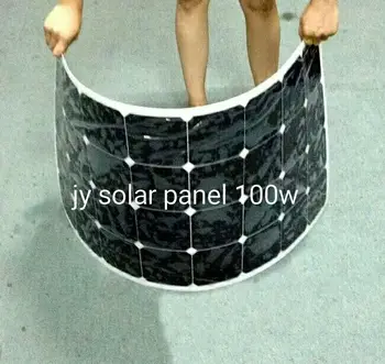

12V 100W Flexible Solar Panel Generator Caravan Camping Power Mono Charging Kit