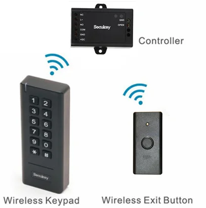 

SK3-II 2.4G Wireless Numeric Keypad Access Control, Wireless Smart Card Reader With 500 Users And Ultra Low Power Consumption