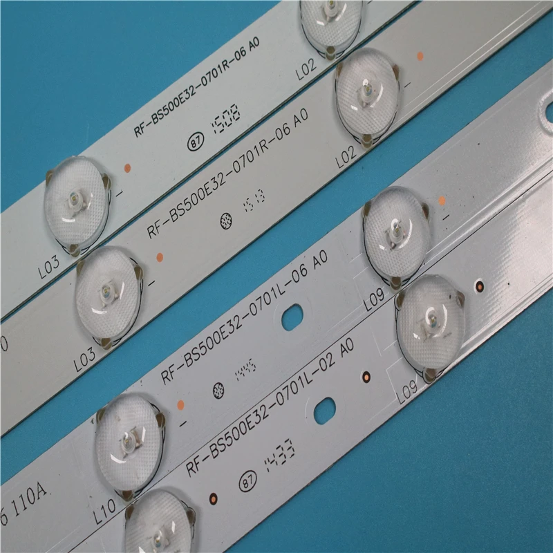 1 Ʈ = 10PCS LED Ʈ TCL D50A710 L50F2850A RF-BS500E32-0701L RF-BS500E32-0701R-02 A0