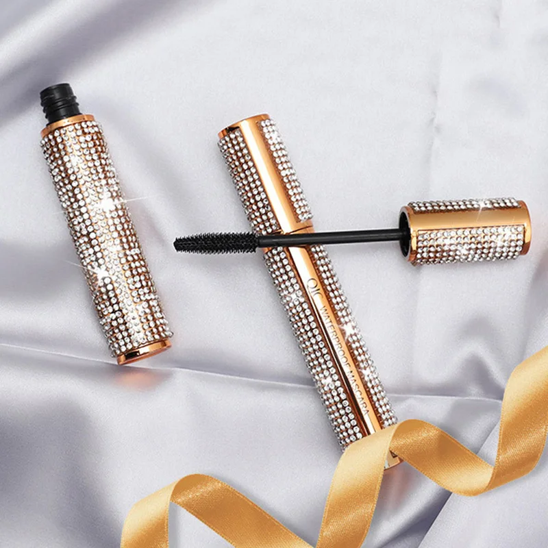 

Thick Lasting Eye Extension Black Thick Lengthening Eyelash Makeup Fashion Diamond Mascara Star Waterproof Long Lasting TSLM1