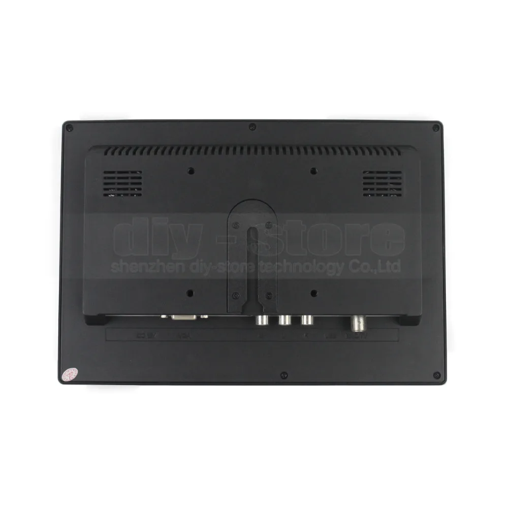 DIYSECUR 10,1 дюймов TFT lcd Автомобильный hd-дисплей монитор заднего вида встроенный динамик с BNC/AV/VGA/HDMI вход 1280x800