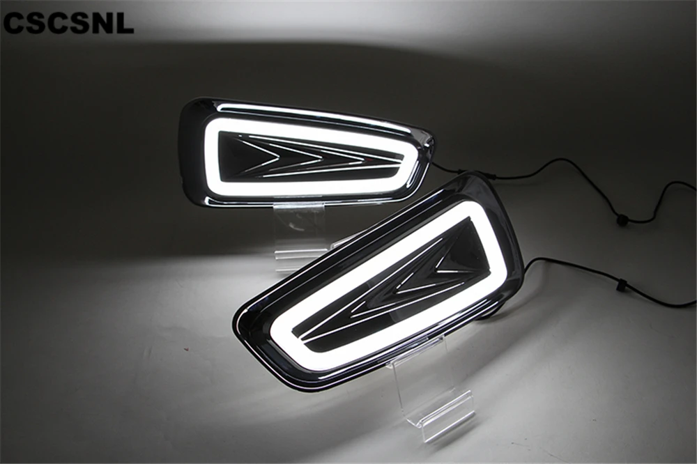 CSCSNL 2PCS For Ford Raptor F150 2010 2011 2012 2013 LED DRL Daytime Running Lights Daylight car lights fog lights