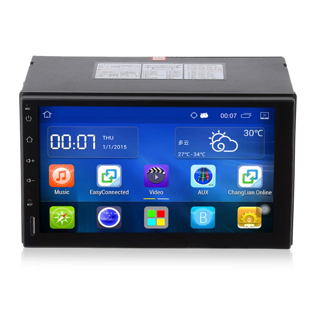 

RM - CT0009 7 Inch Touch-Screen Car Multimedia Player Android 2 Din GPS Wifi Navigation Support Bluetooth Steering Wheel Control