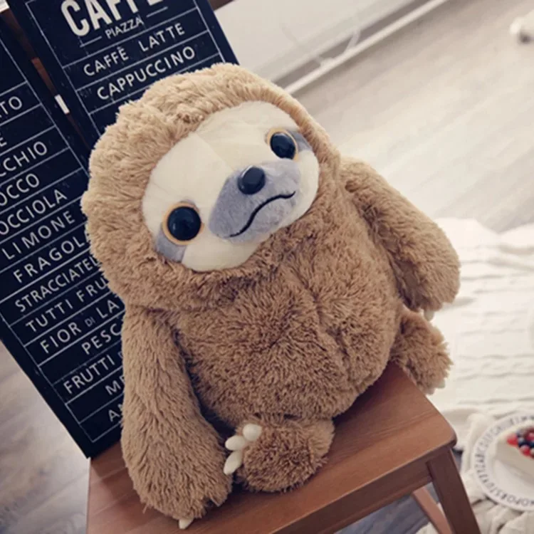 Kawaii мультфильм моделирование животных Ленивец плюша игрушечные лошадки куклы