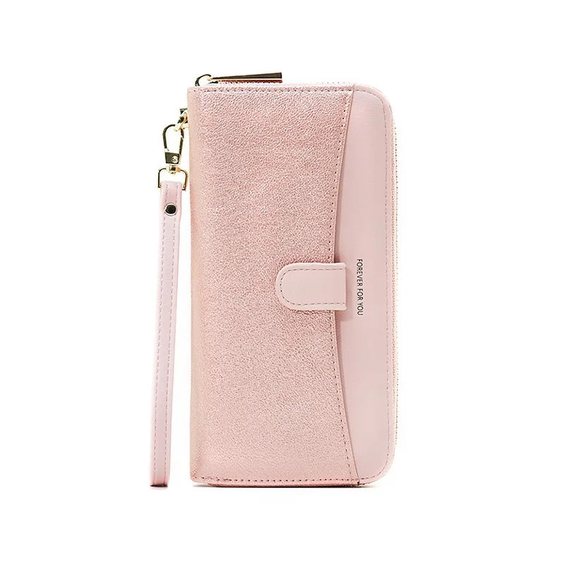 

Miyahouse Casual Female Long Wallet For Iphone 6 Put In PU Leather Glossy Women's Clutch With Card Holder Ladies Bling Wallet