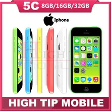 Unlocked Original Apple iphone 5C phone 8MP Camera 16GB 32GB ROM IOS 8 4 0 Wifi