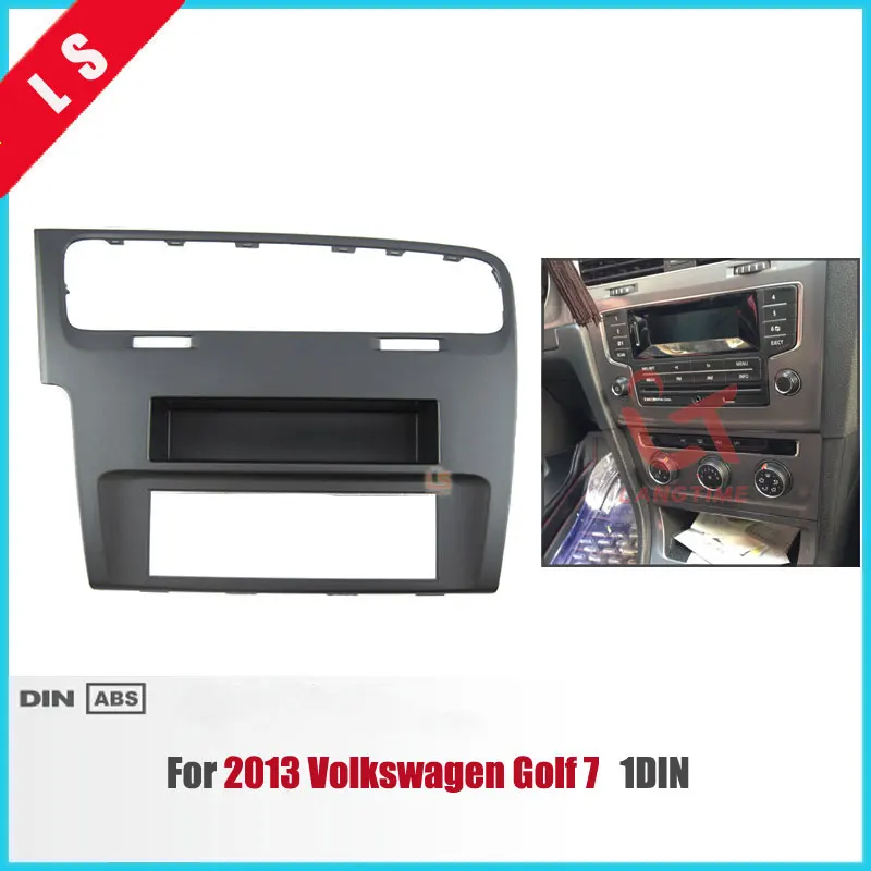 

Car refitting DVD frame,DVD panel,Dash Kit,Fascia,Radio Frame,Audio frame for 2013 Volkswagen Golf 7 1DIN