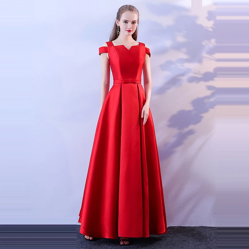 Это YiiYa Выпускные платья Красный Hatler простые дешевые А-силуэта длиной до щиколотки на заказ большие размеры на шнуровке сзади Длинные Выпускные платья LX720 - Цвет: style 3