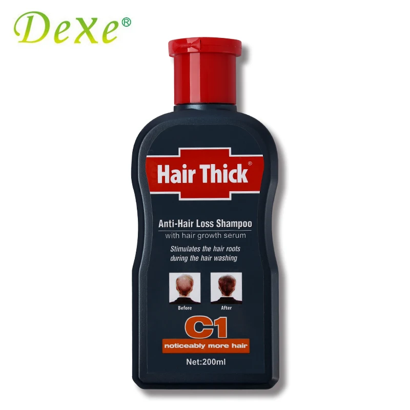 Dexe 200 мл C1 шампунь против выпадения волос унисекс лечение волос против выпадения волос с роста волос Сыворотки традиционной китайской медицины