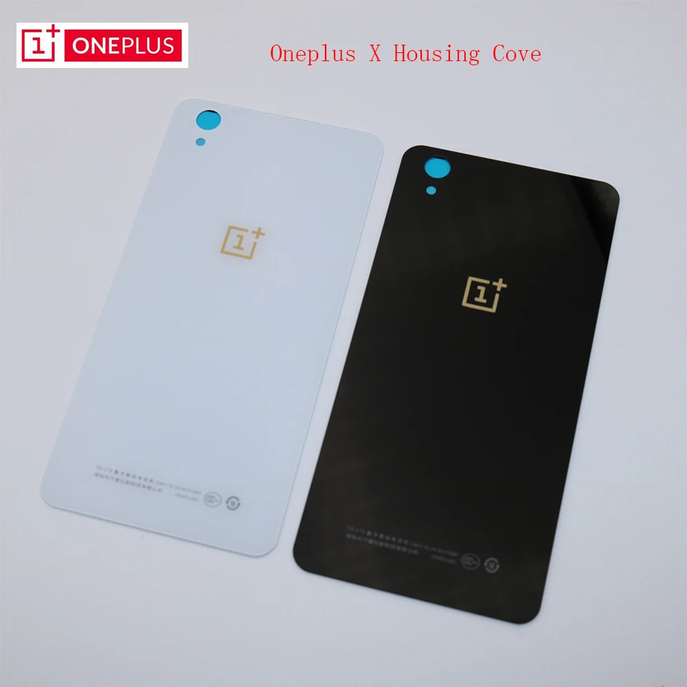 

100% Original ONEPLUS X 3D Glass Rear Housing Cover,Replacement Back Door Hard Battery Cover Case with Adhensive sticker