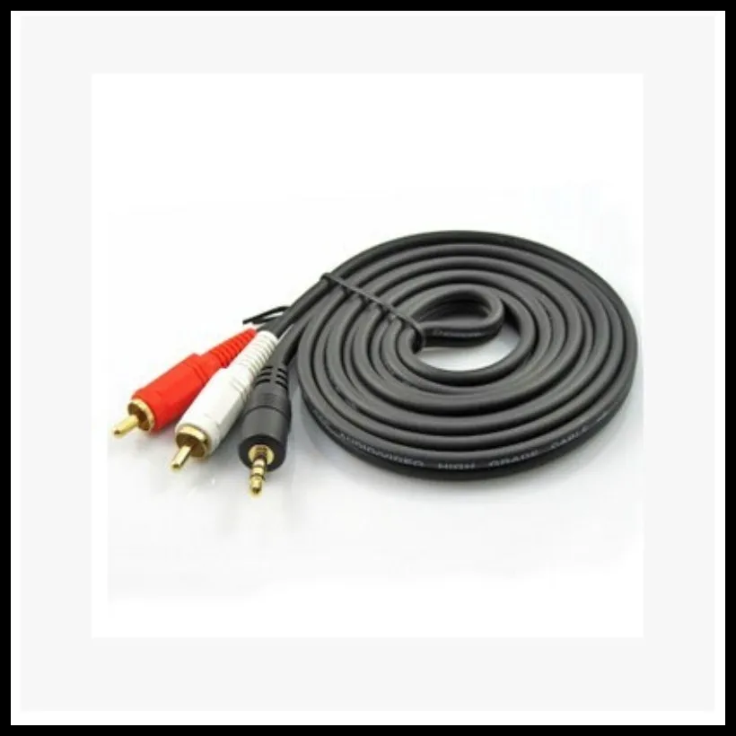 

FreeShipping 3.5mm to 2* RCA cable 2 RCA Stereo to 3.5mm Jack Plug Adapter Cable 5 ft 1.5m 3m 5m 10m