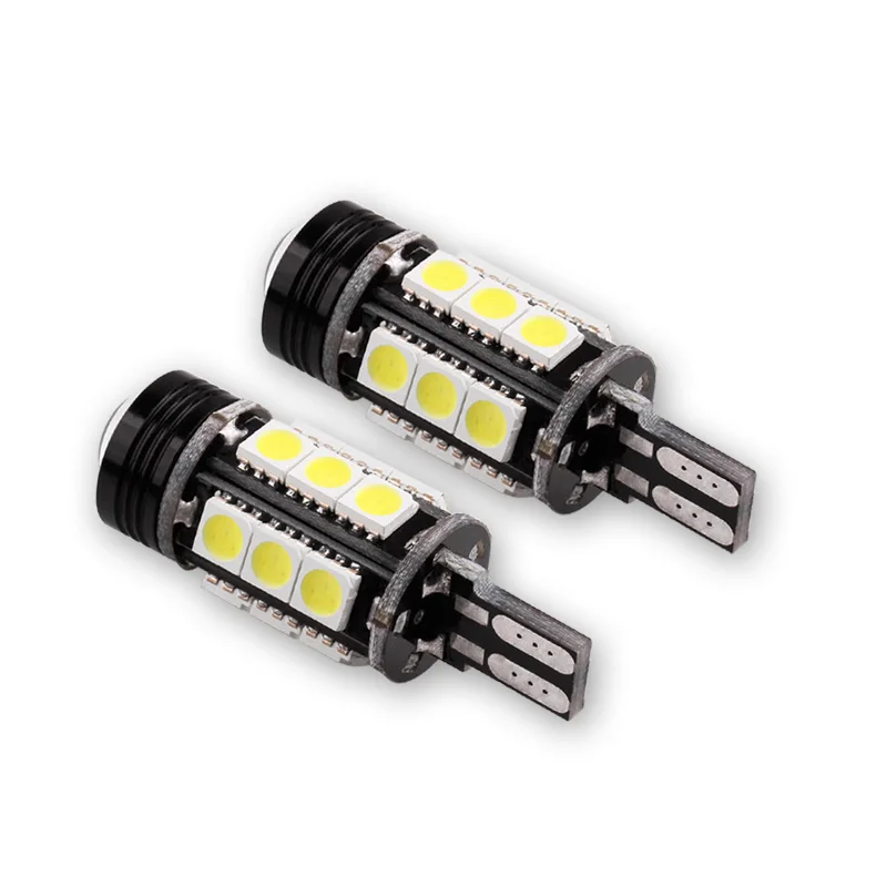 2 шт. T15 светодиодный лампы W16W светодиодный Canbus 5050 SMD COB автомобильный внешний резервный задний лампа фонарь заднего хода 921 912 12V 6000K белый авто