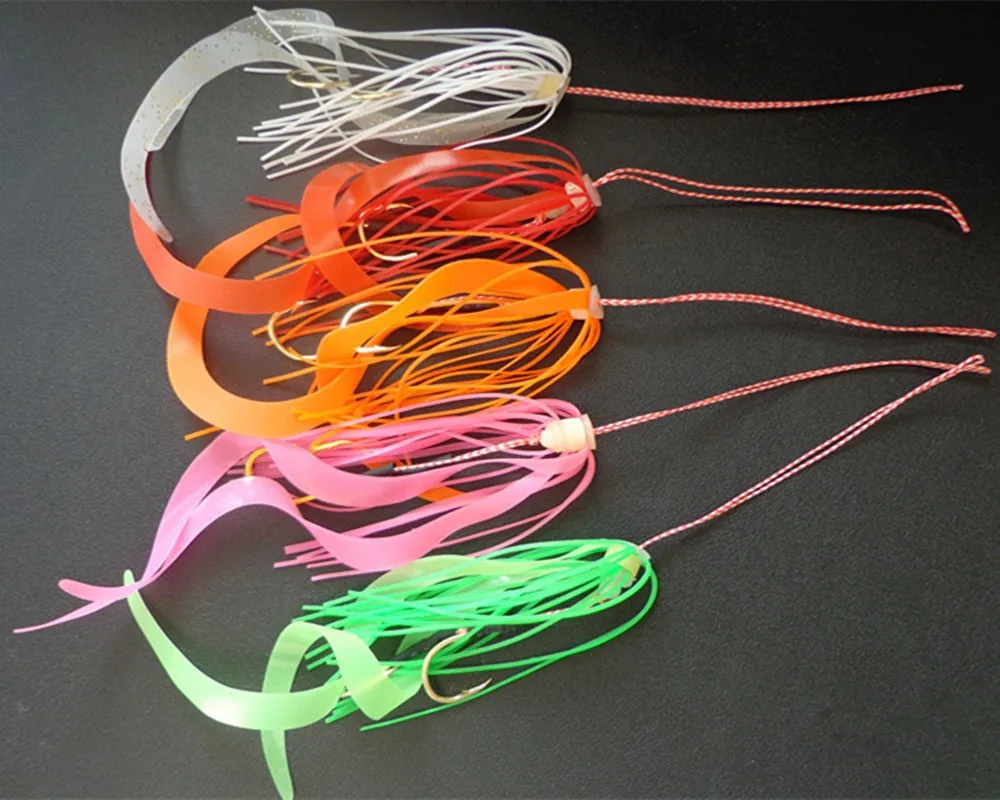 50PCS-Silicone-Skirt-Jig-Replacement-Twin-Hook-Slider-Rig-Spare-Hooks-Assist-Hook-Trailer-Lure-Octopus