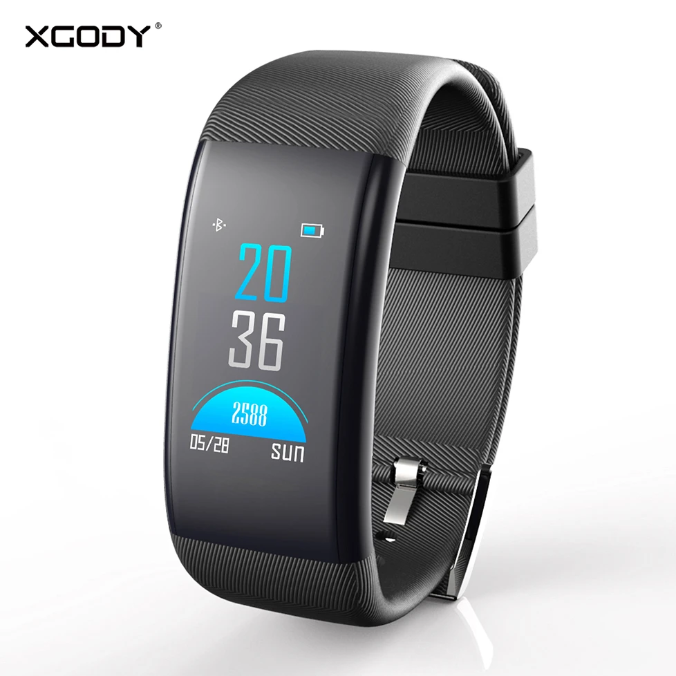 

XGODY DB11 IP68 Waterproof Smart Bracelet Women Men Fitness Bracelet With Blood Pressure Measurement Smart Wristband For Phone