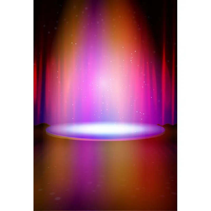 

5X7 футов точечный сценический занавес бесшовный моющийся цельный баннер без складок фон для фотостудии из полиэстера