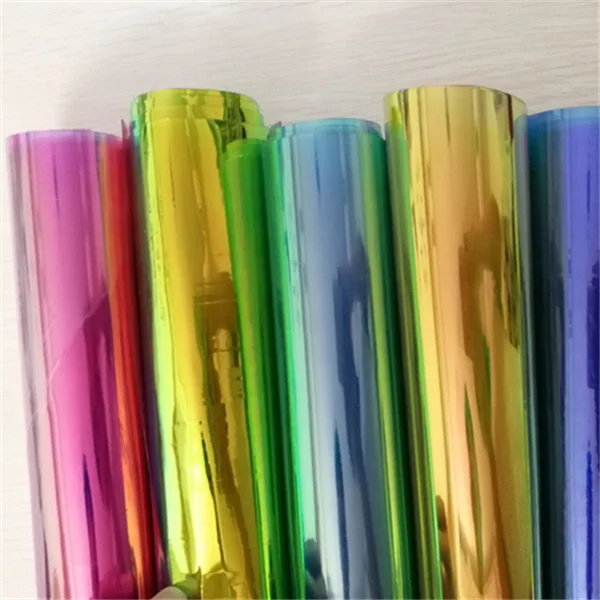 Free shipping 7.6*12inch synthetic transparent PVC fabric vinylin