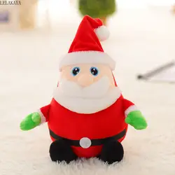 3 размера мультфильм Плюшевый светильник-Up игрушки Санта-Клаус мягкие креативные мигающие Поющие песни прекрасное украшение куклы для