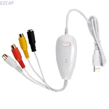 Новинка двойной ОС USB2.0 карта видеозахвата, преобразование аналогового видео аудио цифровой. Работа для Mac и Оконные рамы