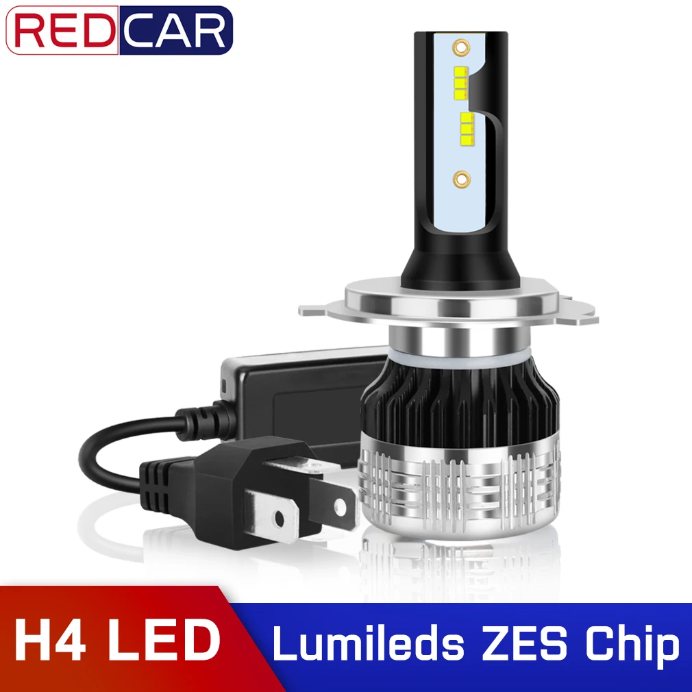 

H4 Motorcycle Headlight Led Bulb 35W 4000LM Hi Lo Beam 6000K White Motorbike H4 Faro Driving Lights Moto Bike Lamp Bulb 12V