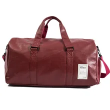 Wohlbege/брендовая мужская модная Дорожная сумка из искусственной кожи; большой вместительный карман для обуви; Посылка; мягкая сумка; 3 цвета