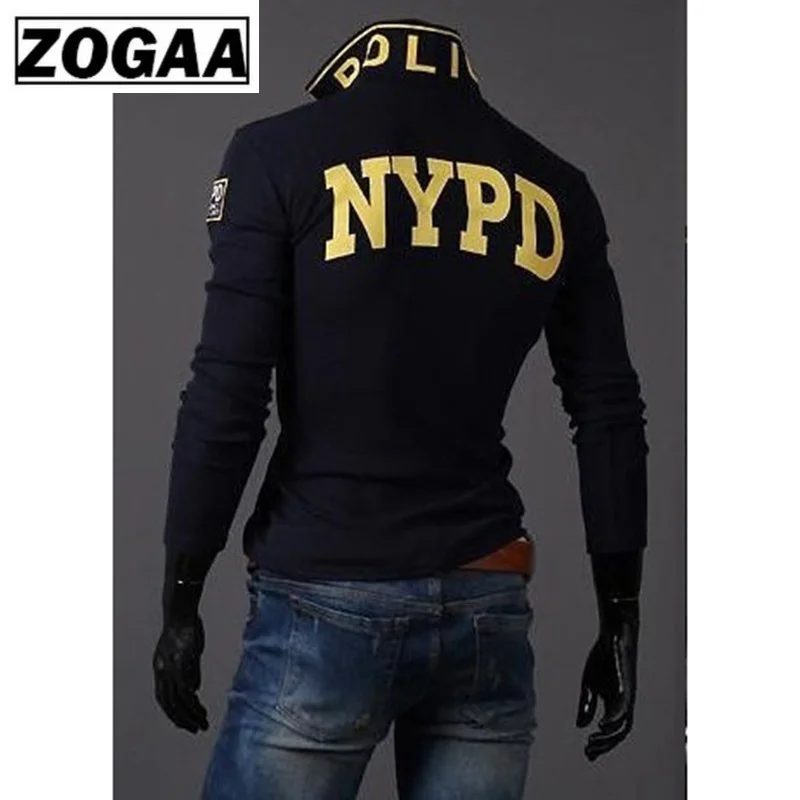 חולצה פולו לגבר שרוול ארוך NYPD