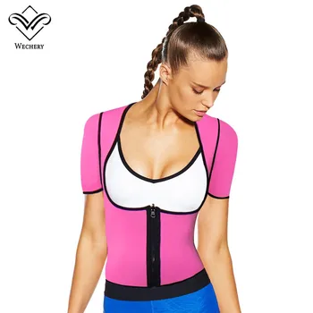

Wechery Waist Trainer Neoprene Belly Slimming Sheath Body Shaper Tops Shapers Underwear Corsets for Sweat Shaperwear