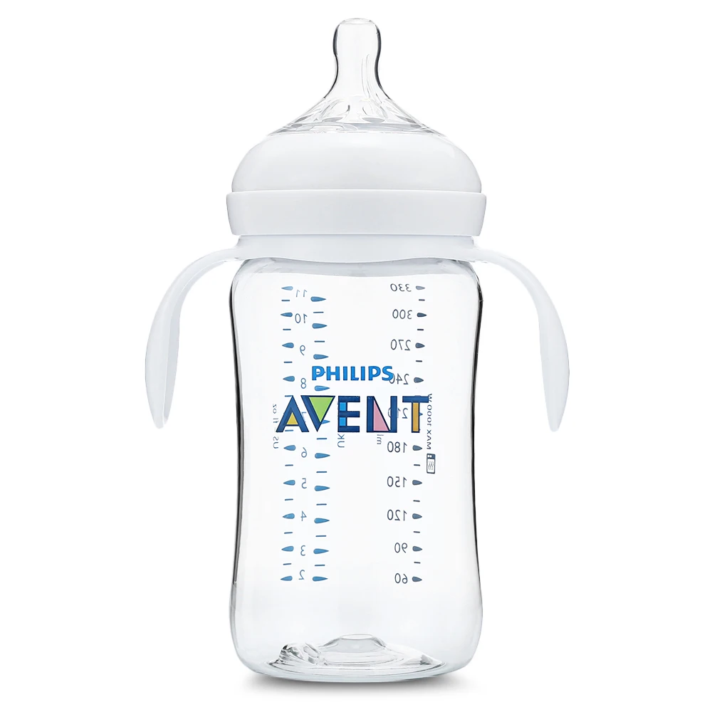 Harga Philips AVENT 330 Ml Botol Bayi Handle BPA Free Baby Botol Susu Botol Feeding Botol Garrafa Bayi Menyusui Susu Bayi botol